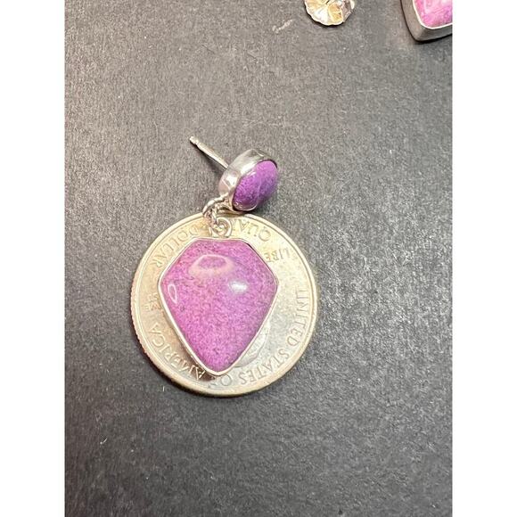 NEW Jay King stichtite sterling silver earrings - Picture 4 of 12